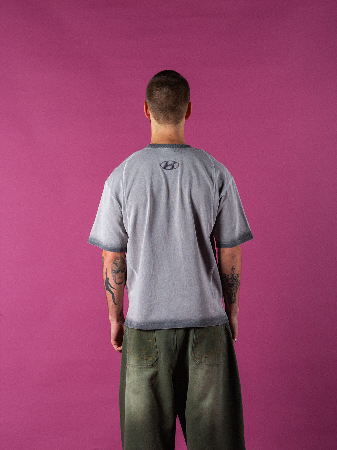 'Overlock' Enzyme Wash Tee
