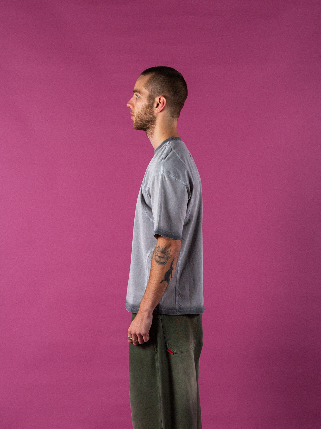 'Overlock' Enzyme Wash Tee