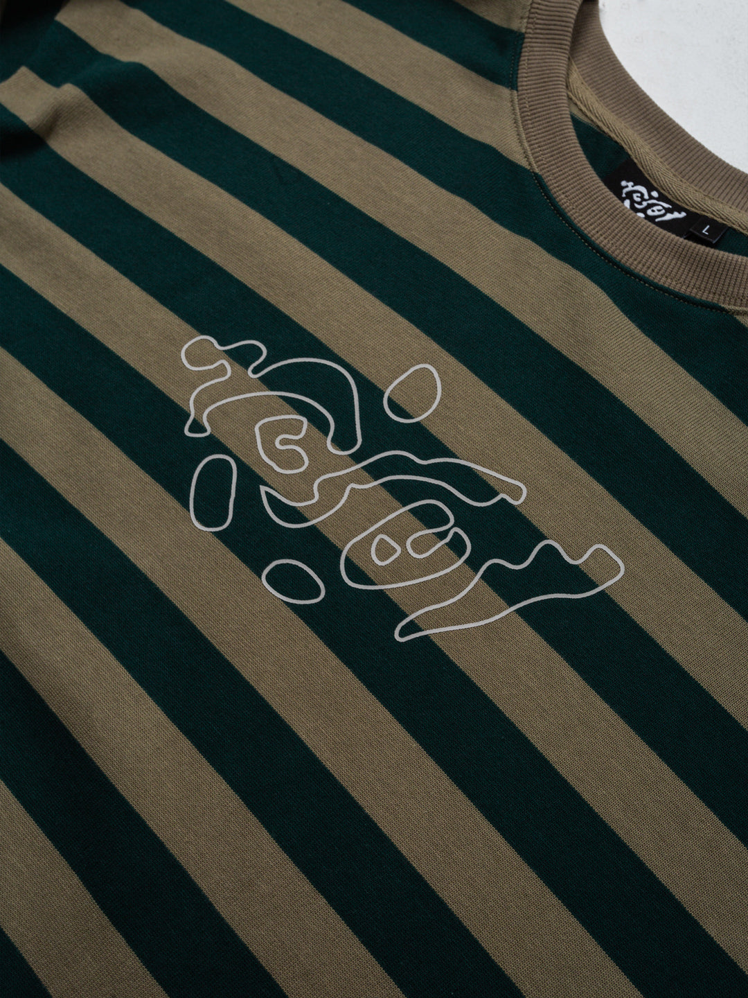 'Jigsaw' Striped L/S