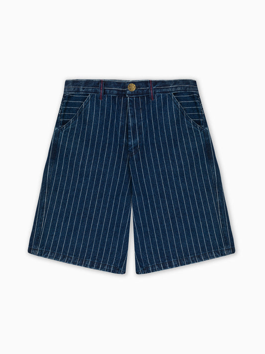 ‘Seeker’ Pinstripe Shorts