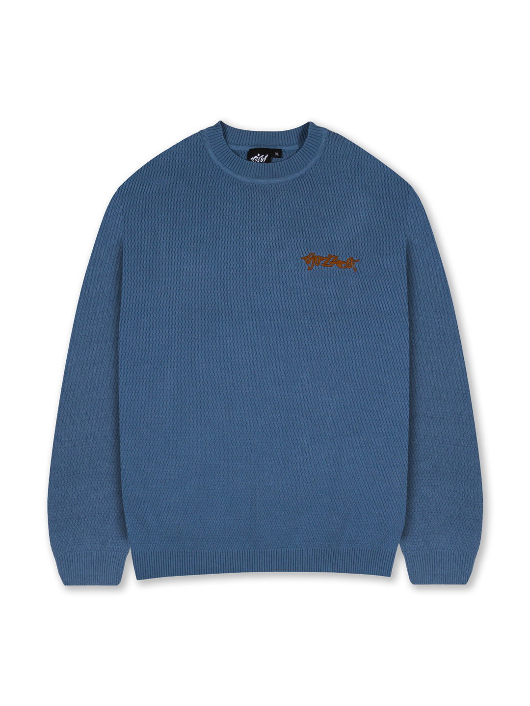 'Lockup' Chain knit Crewneck