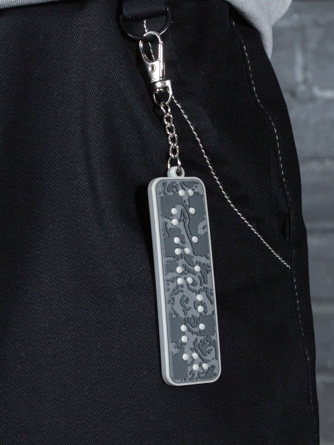 'Tactile' Rubber Key Ring