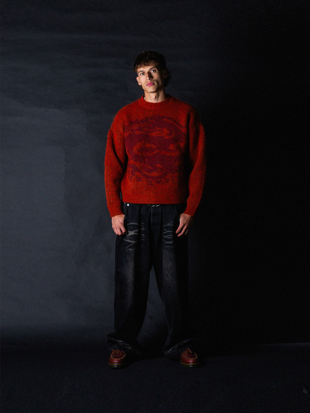 **Pre-Order** 'Basilisk' Alpaca Fur Knit