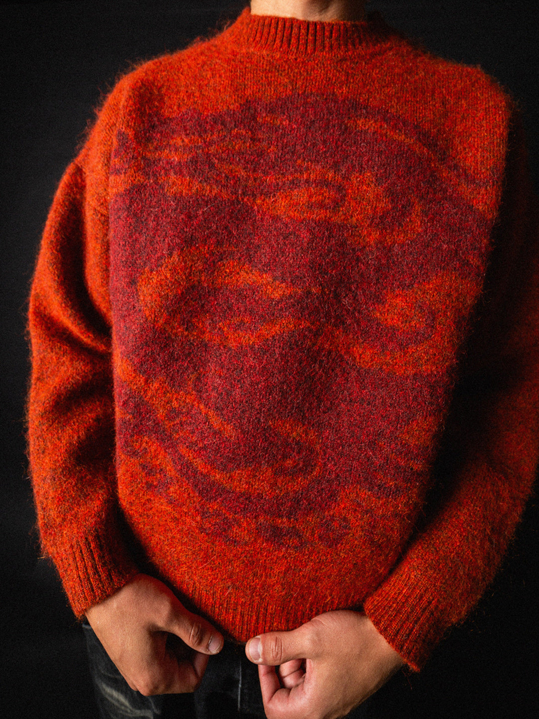 **Pre-Order** 'Basilisk' Alpaca Fur Knit
