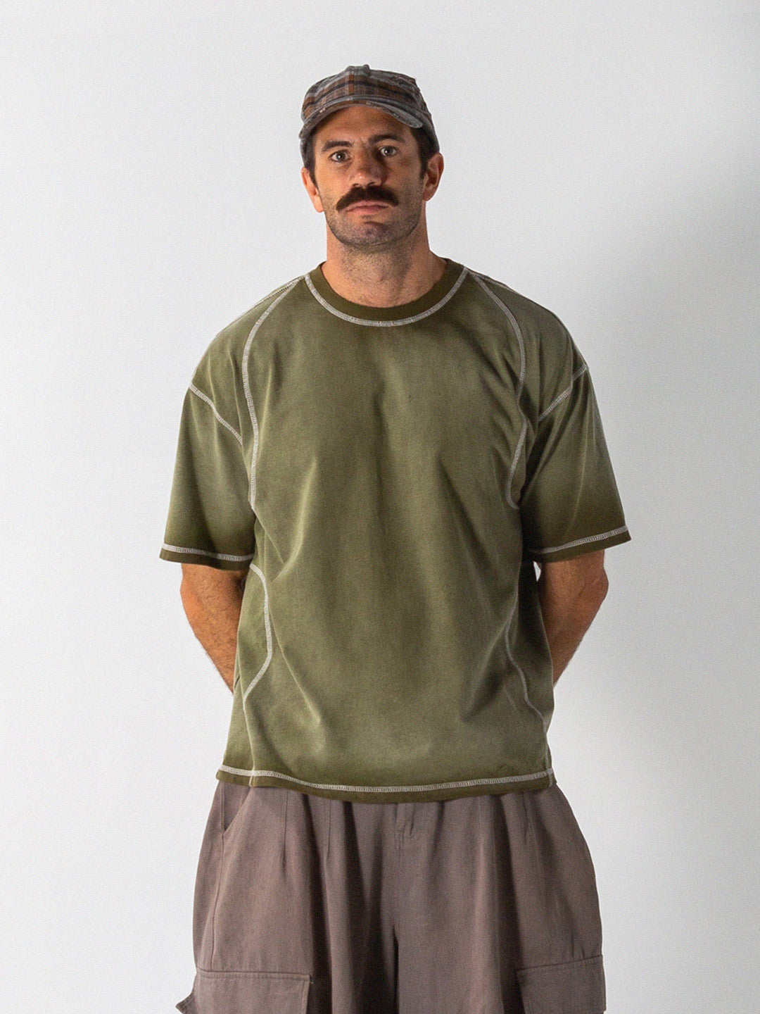 'Overlock' Enzyme Wash Tee
