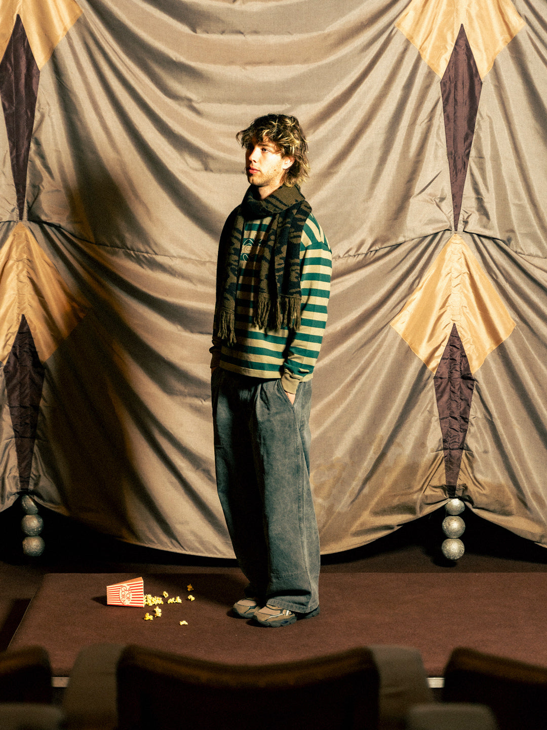 'Jigsaw' Striped L/S