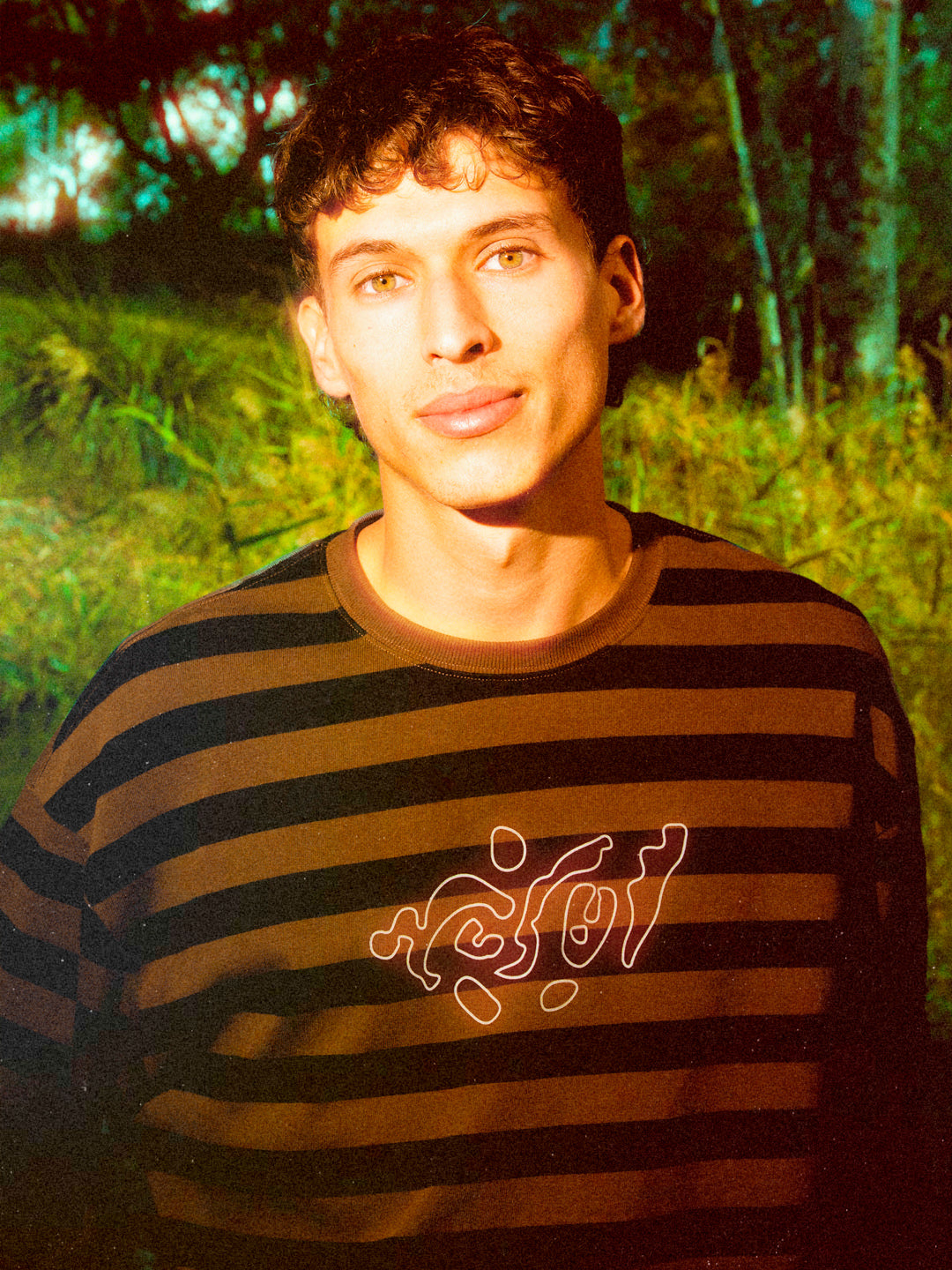 'Jigsaw' Striped L/S