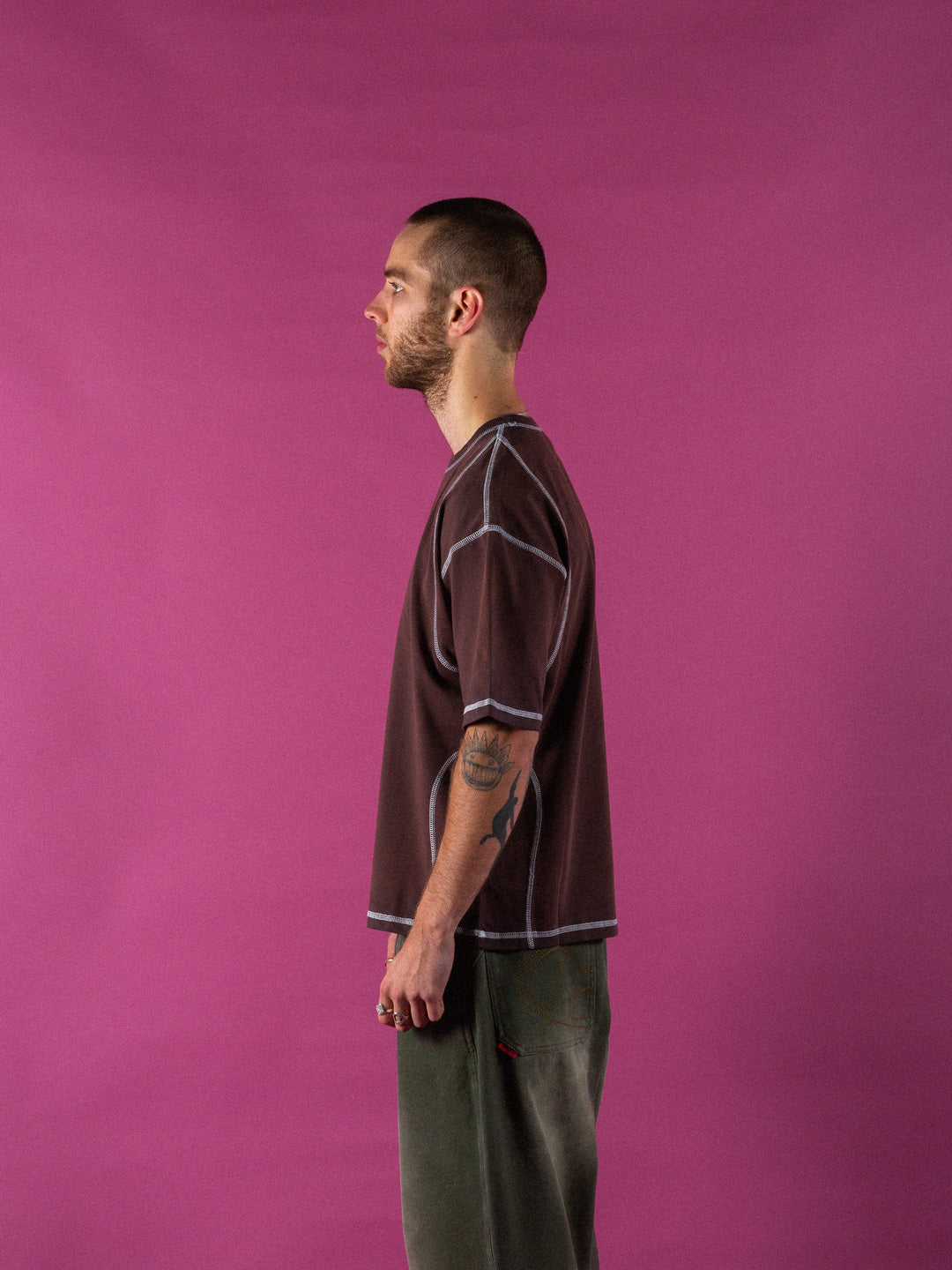 'Overlock' Enzyme Wash Tee