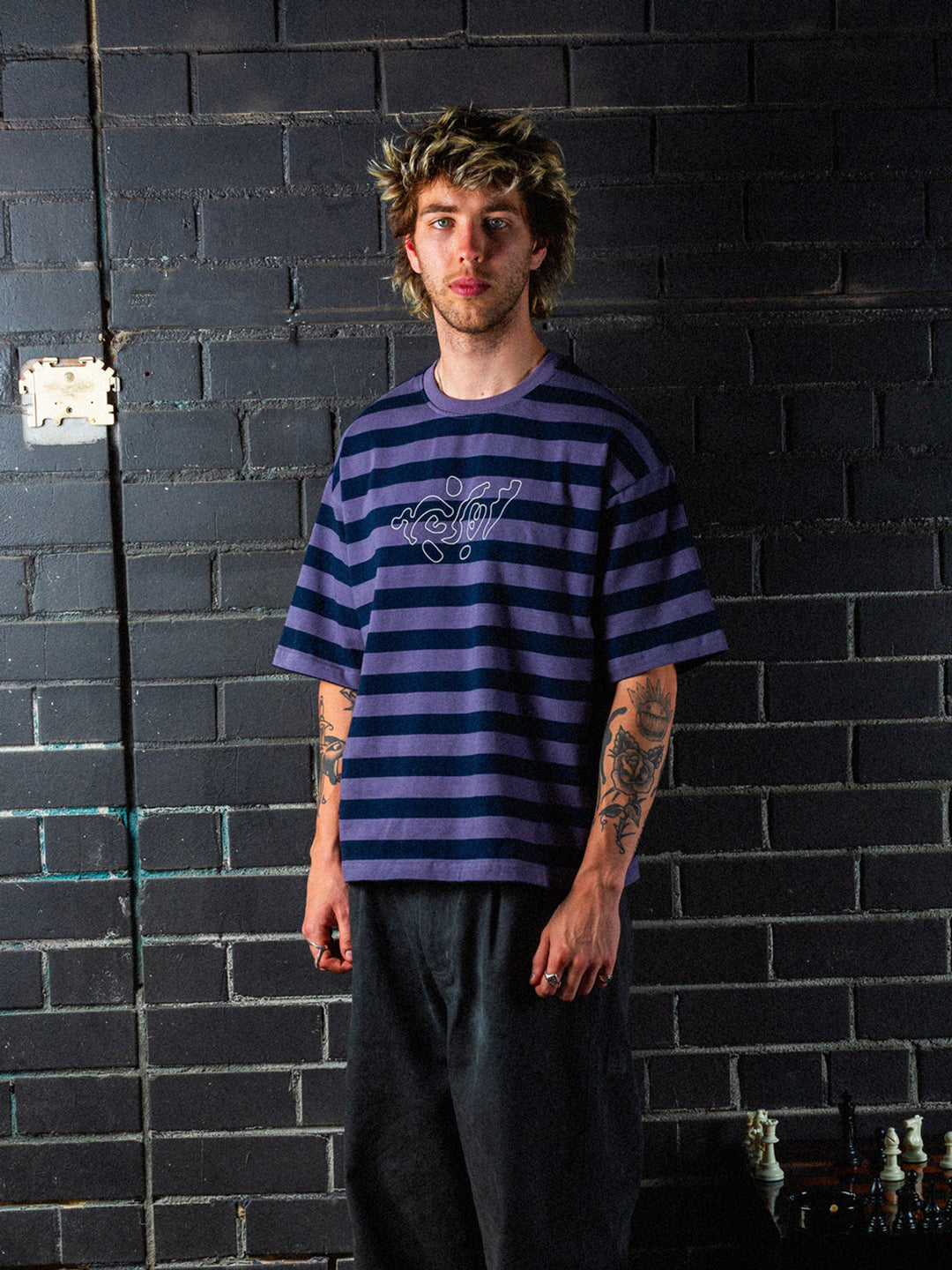 'Jigsaw' Striped Tee