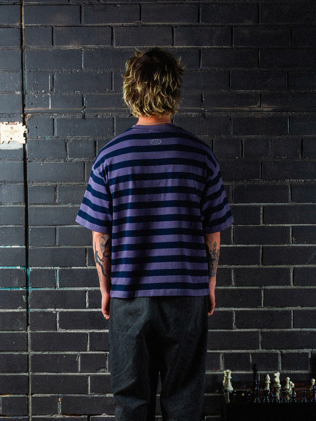 'Jigsaw' Striped Tee