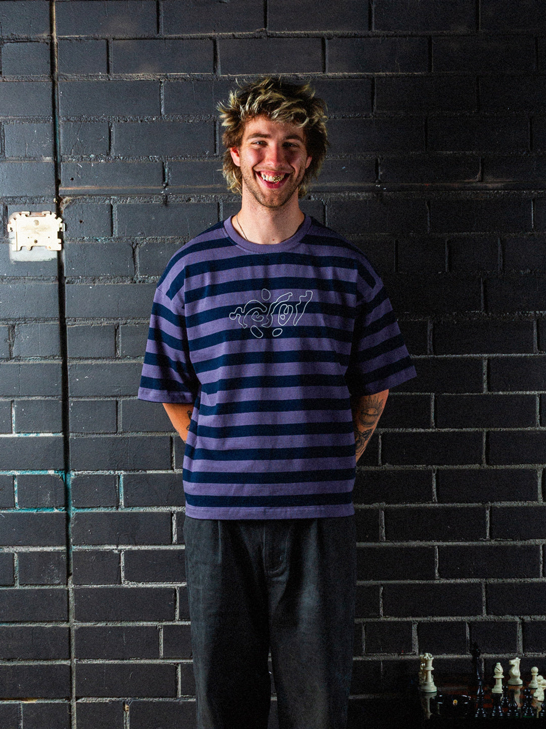 'Jigsaw' Striped Tee